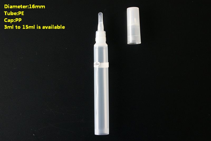 10ml Plasic Tube with Soft Tip for Nail Removal Gel