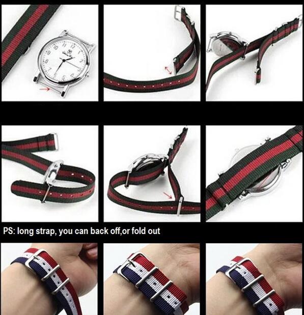 Yxl-626 Lover Simple Fashion Fabaric Nato Nylon Band Unisex Watches Made in China
