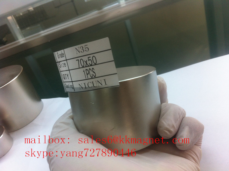 Permanent NdFeB Magnetic Neodymium Magnet D45X30 45X30