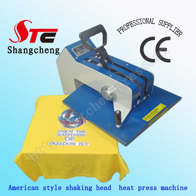 American Shaking Head Heat Press Machine 38*38cm Digital Swing Away Heat Transfer Machine Manual T Shirt Press Printing Machine Stc-SD03