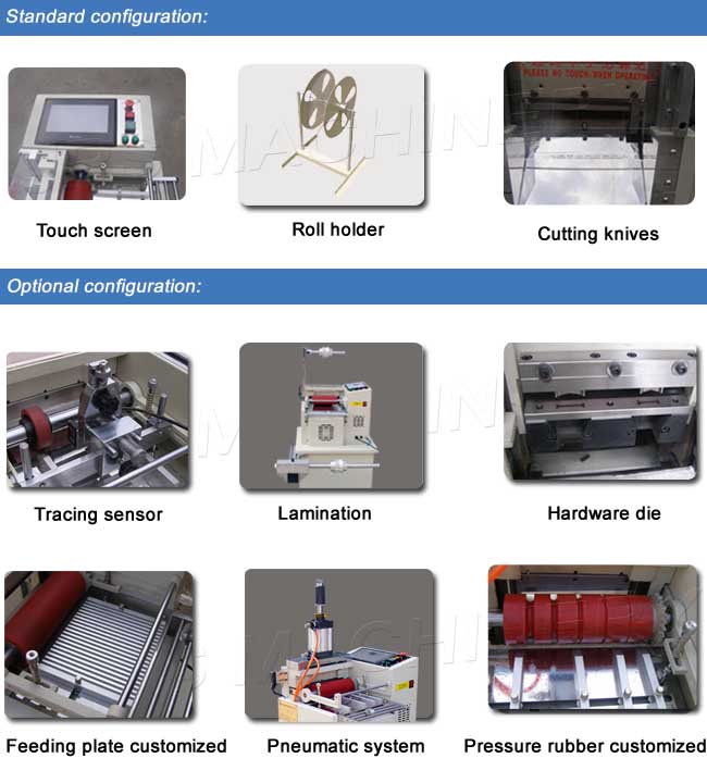 Jps-160dt Pre-Printed Sticker Label Cutting Machine with Lamination +Marking Sensor