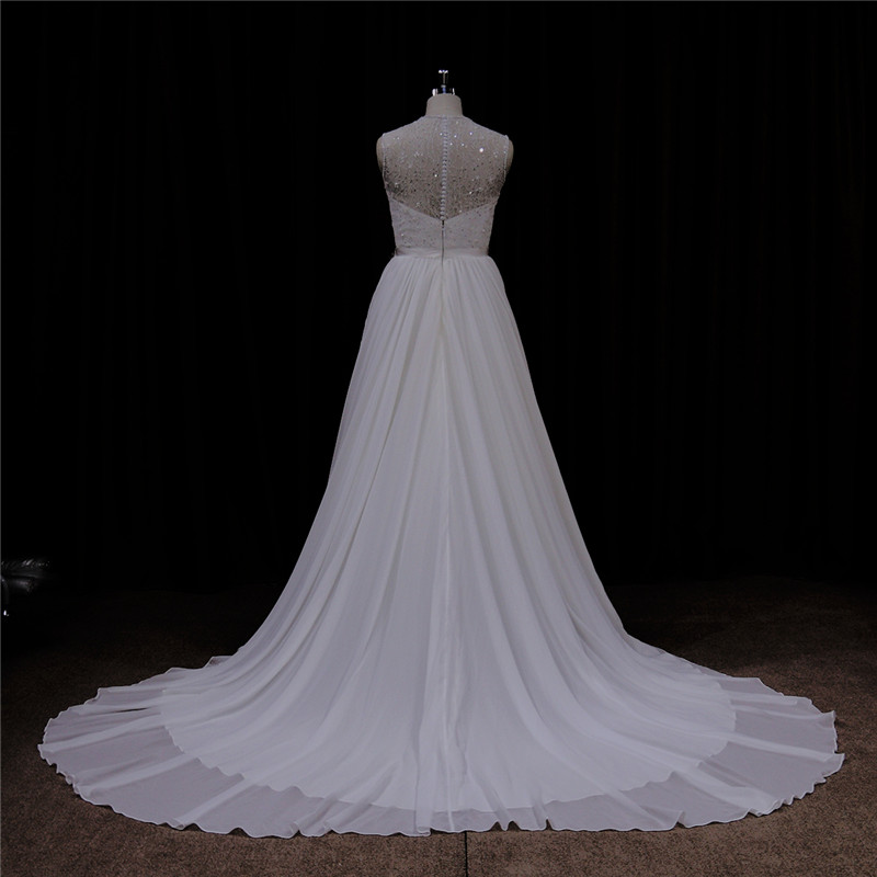 Long Chiffon Dream Wedding Dresses