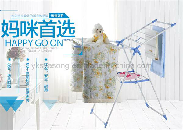 Factory Outlets Center Foldable Clothes Rack