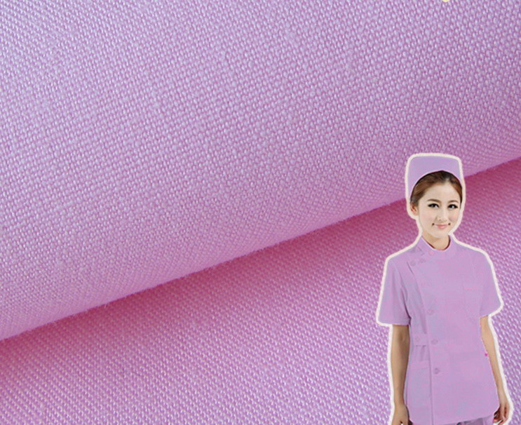 Medical Anti Blood Nurse Uniform Fabric