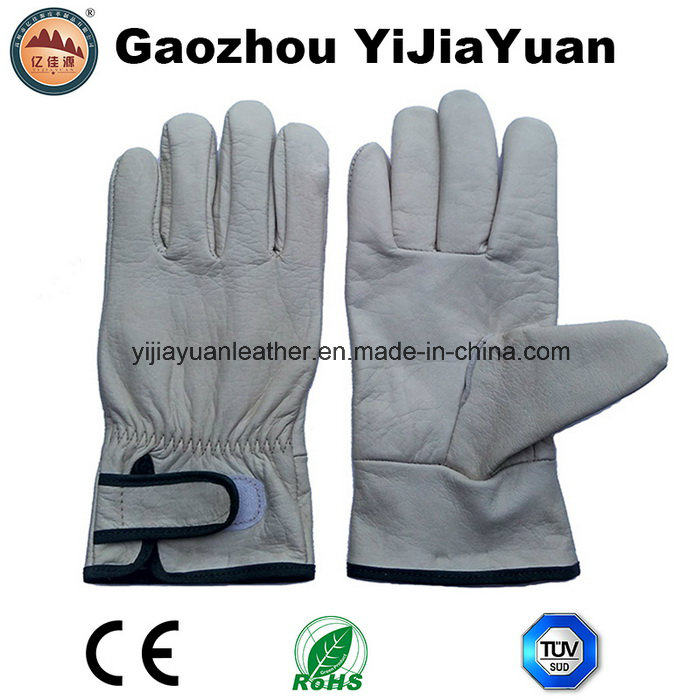 Cow Grain Leather Industrial Work Brazing Gloves