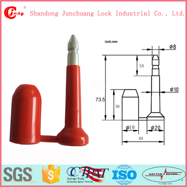 Jc-BS002 Made in China Container Bolt Seal/Security Bolt Lock