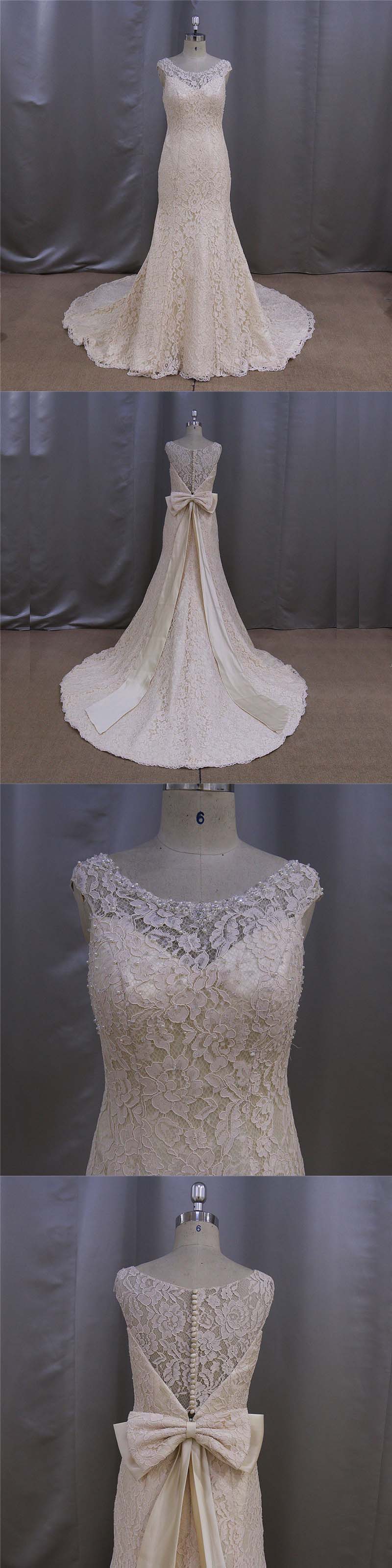 Superb Quality Beading Fit Bodice Princess Wedding Dress