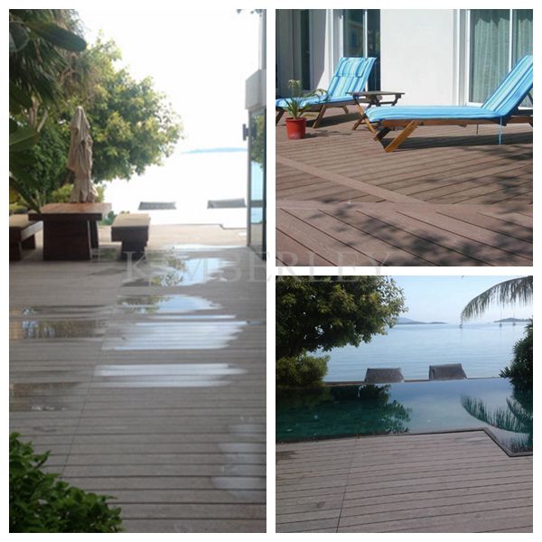 High Quality WPC Solid Decking/Plastic Flooring/WPC Decking Floor