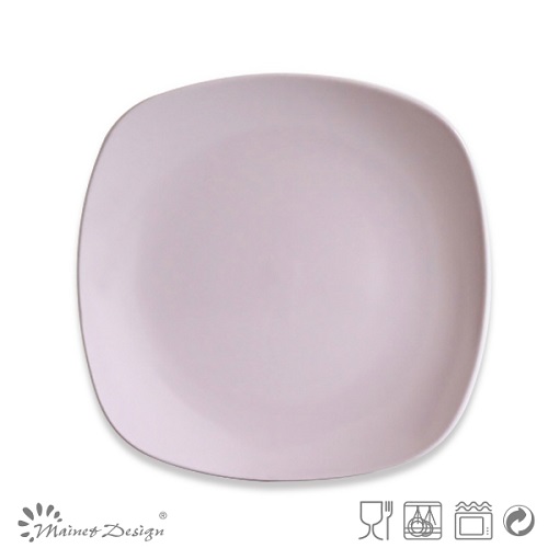 Hot Sale 2016 Square Shape Stoneware Salad Plate