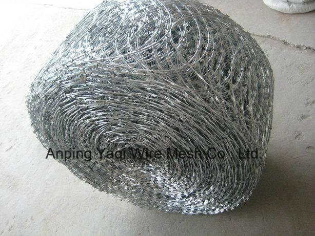 China Supplier Galvanized Razor Barbed Wire High Quality