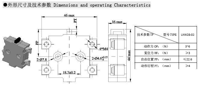 Lxw 28 Series Mirco-Switch