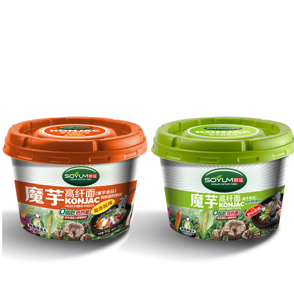 Natural Vegetable Konjac Noodles High Fiber Food