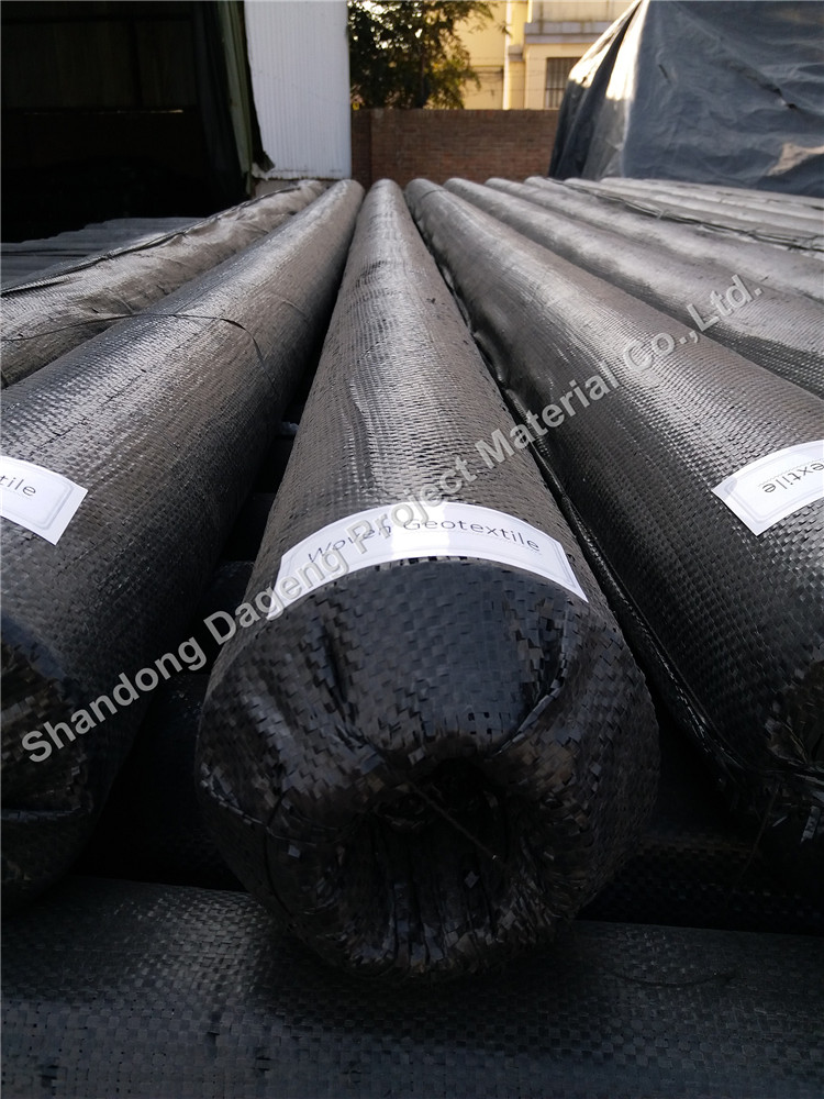 PP Polypropylene Material Woven Geotextile