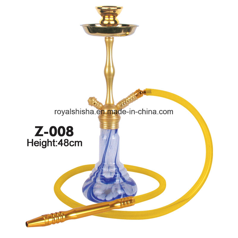 Germany Style Zinc Alloy and Glass Bottle Shisha Hookah