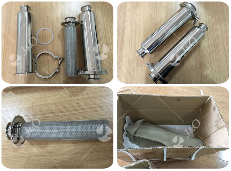 Stainless Steel Sanitary Thread Angle Strainer