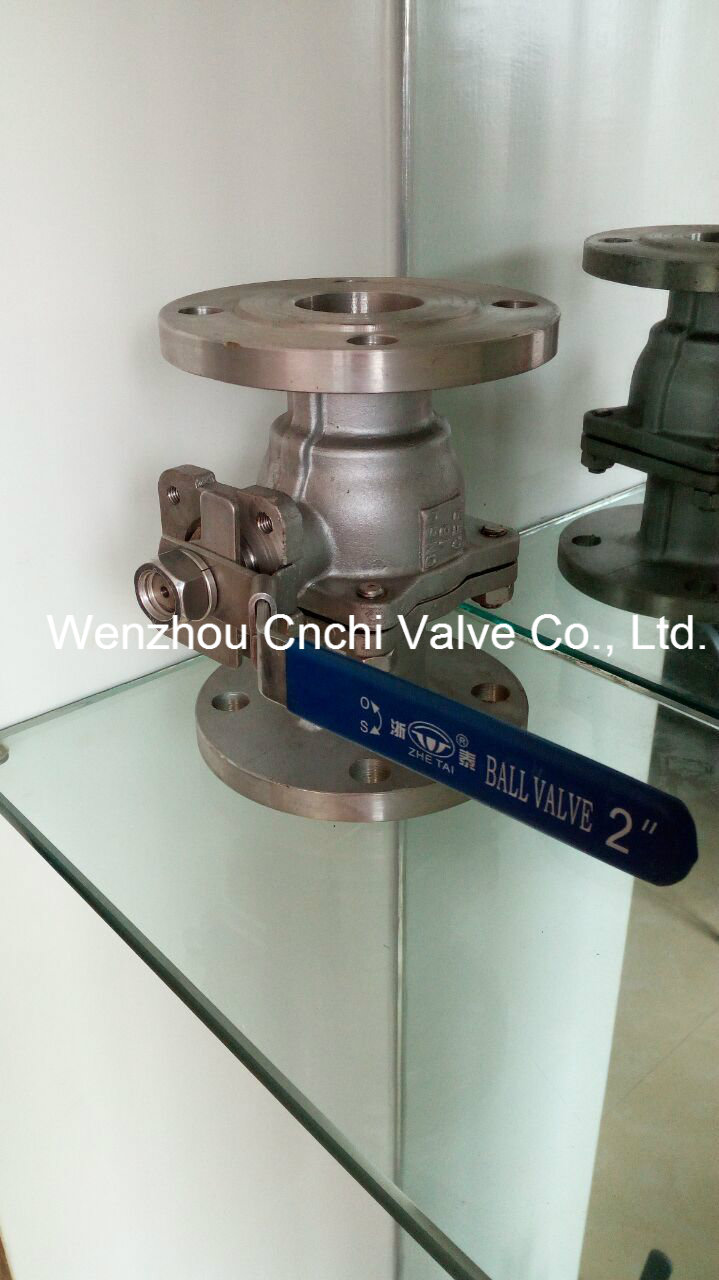 2PC Flange Floating Ball Valve with Handle