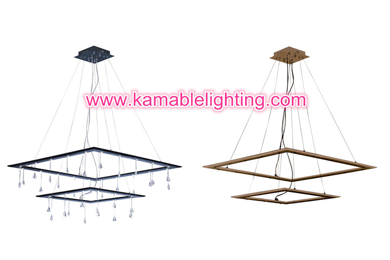 Modern Double Deck Hanging LED Lamps (AD11007-20+12B)