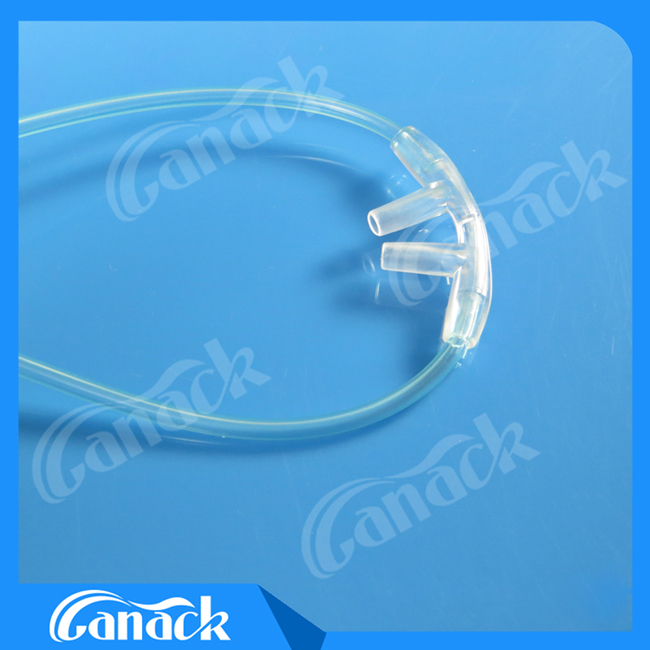 Ce ISO Approval CO2 Sampling Line Nasal Oxygen Cannula