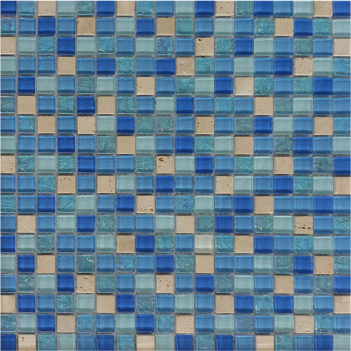 4mm Glass Mosaic Pattern Design Swimming Pool Mosaic