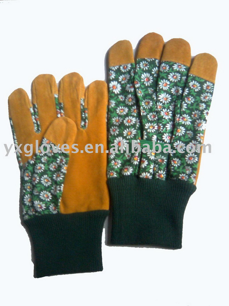 Garden Glove-Cheap Glove-Hand Glove-Work Glove-Safety Glove-Gloves-Leather Glove