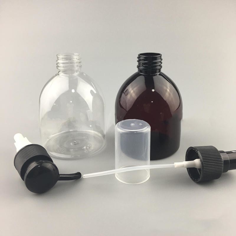 Quadrangular Plastic Lotion Bottle for Perfume (NB18905)