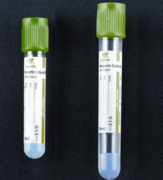 CE and FDA Certificated Heparin Vacuum Blood Collection Tube