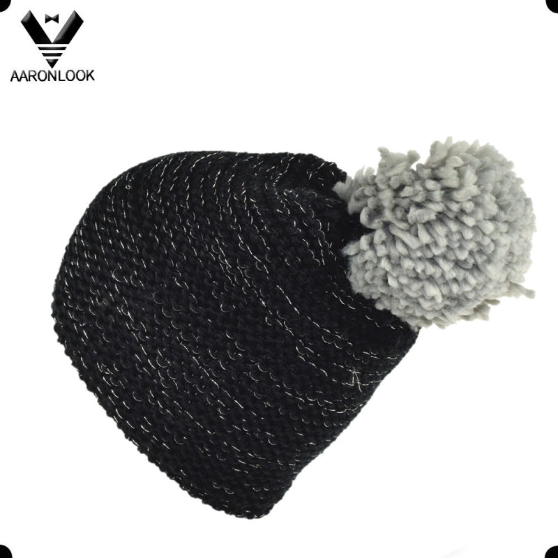 Winter Warm Knitted Big Bobble Hat