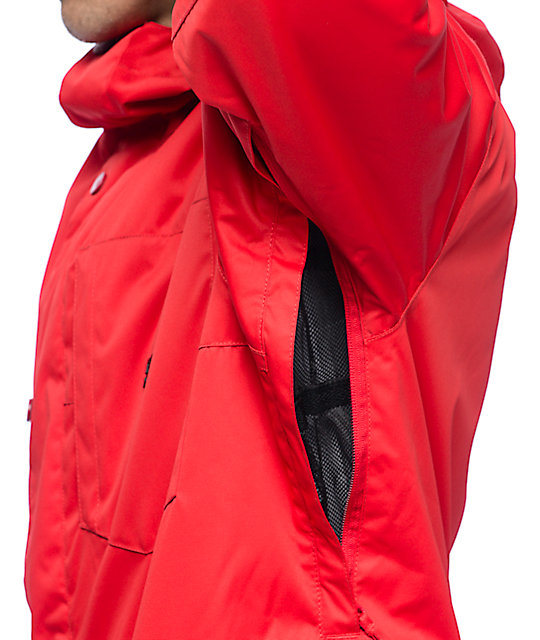 Red Men's Snowboard Racing Jacket