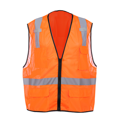 ANSI Reflective Safety Vest with Pockets