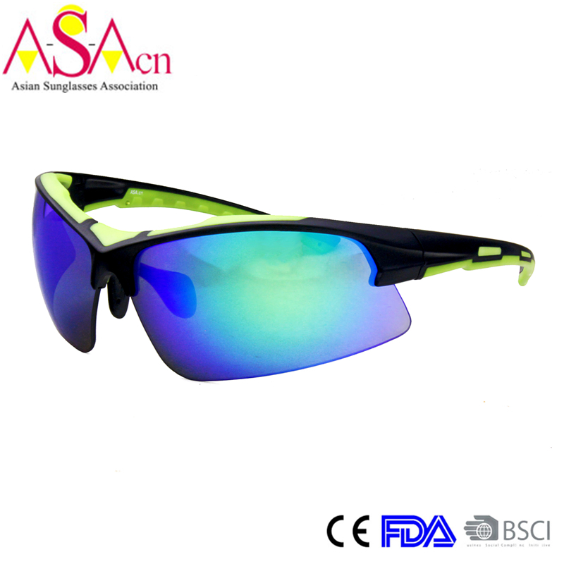 Men's Fashion Designer UV400 Protection PC Sport Sunglasses (14367)