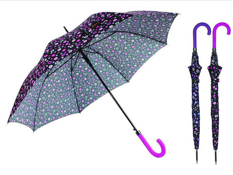 Colorful Design Straight Automatic Umbrella (YS-SA23083925R)