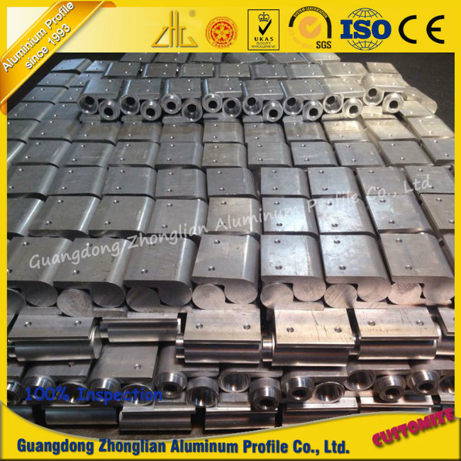 Customized Anodized CNC Aluminium Extrusion Profile