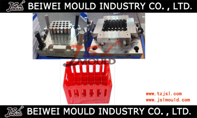 Customized Injection Plastic 20 Bottle Beer Crate Mould