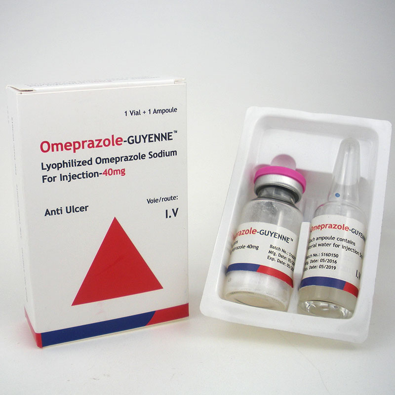 Guyenne Omeprazole Delayed Release, Acid Reducer Injection 40 Mg