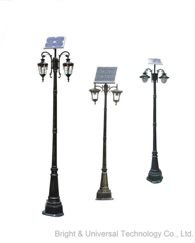 IP66 LED Solar Garden Lighting Pole Light 10W 12V