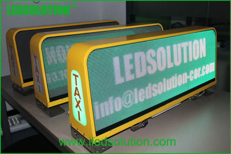 LEDSOLUTION P5 High Brightness 3G Taxi Top LED Display