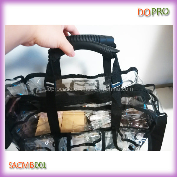 Large Capacity PVC Professional Clear Makeup Bag (SACMB001)