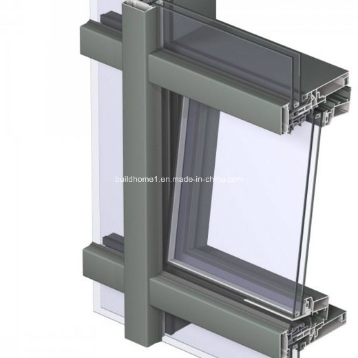 Energy Saving Thermal Break Tempered Glass Facades