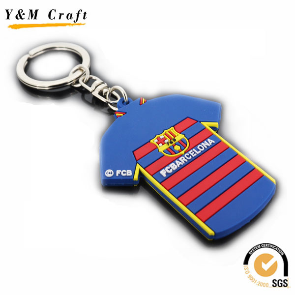 T-Shirt Shaped Customise PVC Key Tags Ym1117