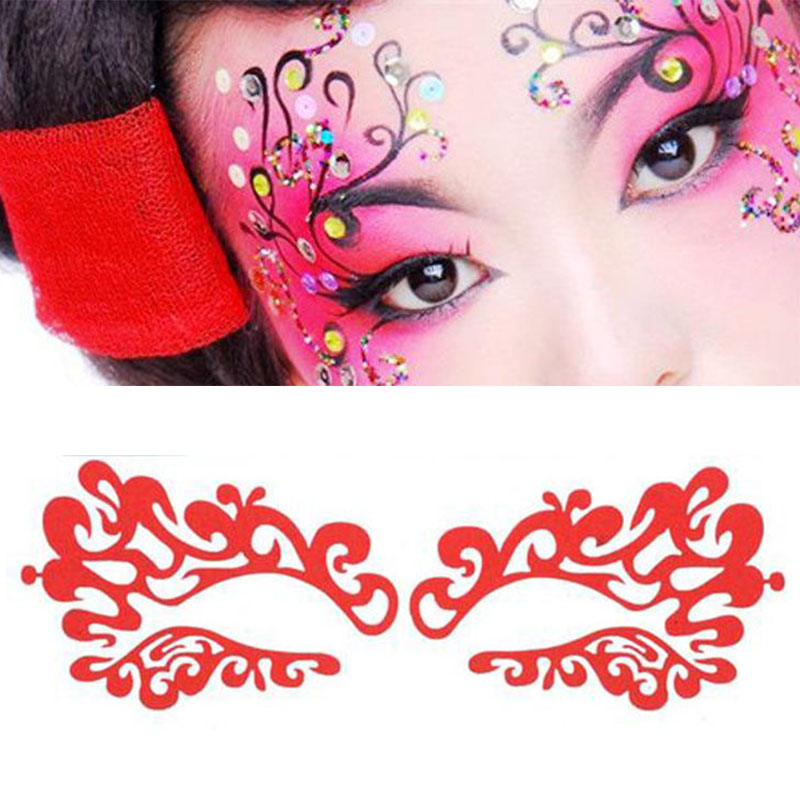 Sexy Lady Fashion Face Art Face Sticker Eye Mask Eye Stickers