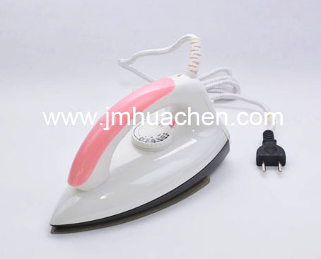 Hot Sale Electric Dry Iron Home Appliance Pink