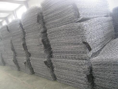 Hot Dipped Galvanized Gabions Net 240g High Zinc Export USA