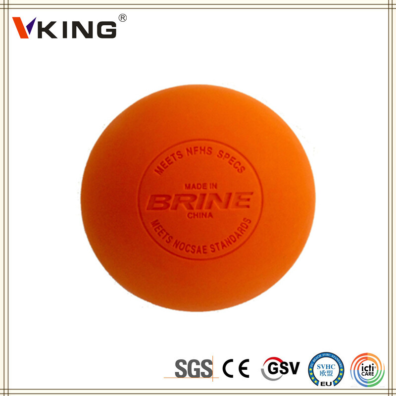 Wholesale Rubber Logo Print Lacrosse Ball