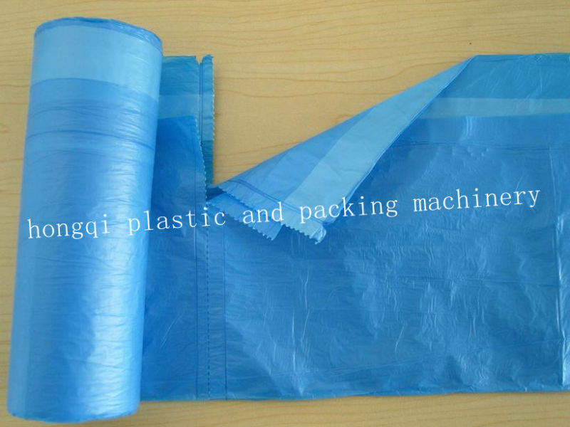 Auto Ribbon-Through Continuous-Rolled Bag Making Machine