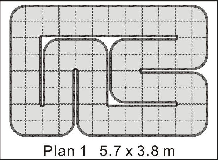 Factory Price 24mxm RC Race Track for Hobby Model RC Car