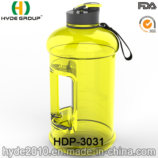 2.2L Hot Sale Plastic Joyshaker Water Jug, BPA Free PETG Plastic Water Bottle with Container (HDP-3031)