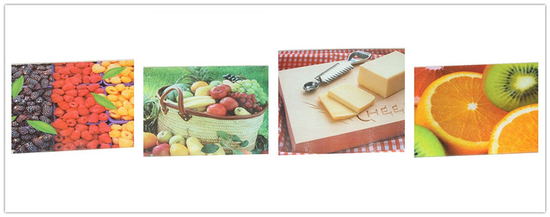 Rectangle Color Tempered Glass Chopping Board