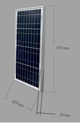 40W Poly-Crystalline Solar Panel