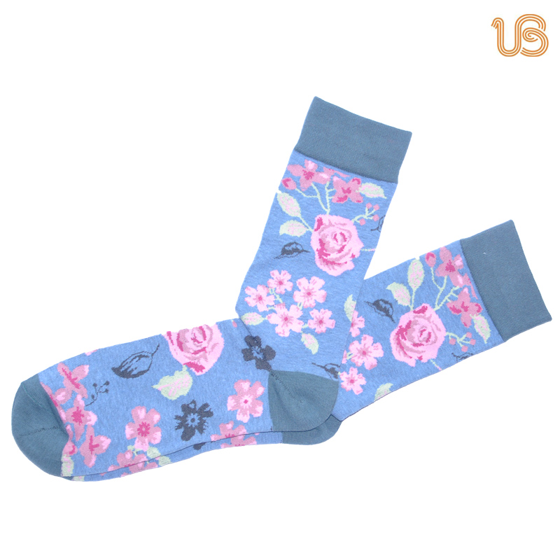 Men's Sock with Printed Pattern