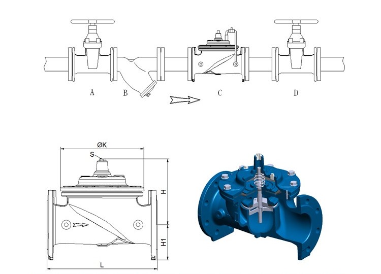 Hydraulically Operated No-Slam Check Valve